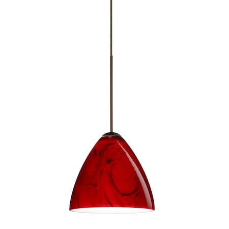 Besa Lighting-Besa Mia Pendant 1XC Magma Bronze 1x50W GY6.35-1XC-1779MA-BR